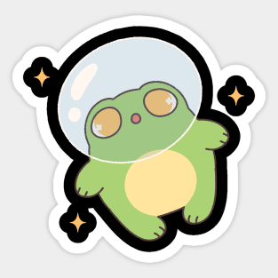 The Space Frog Sticker